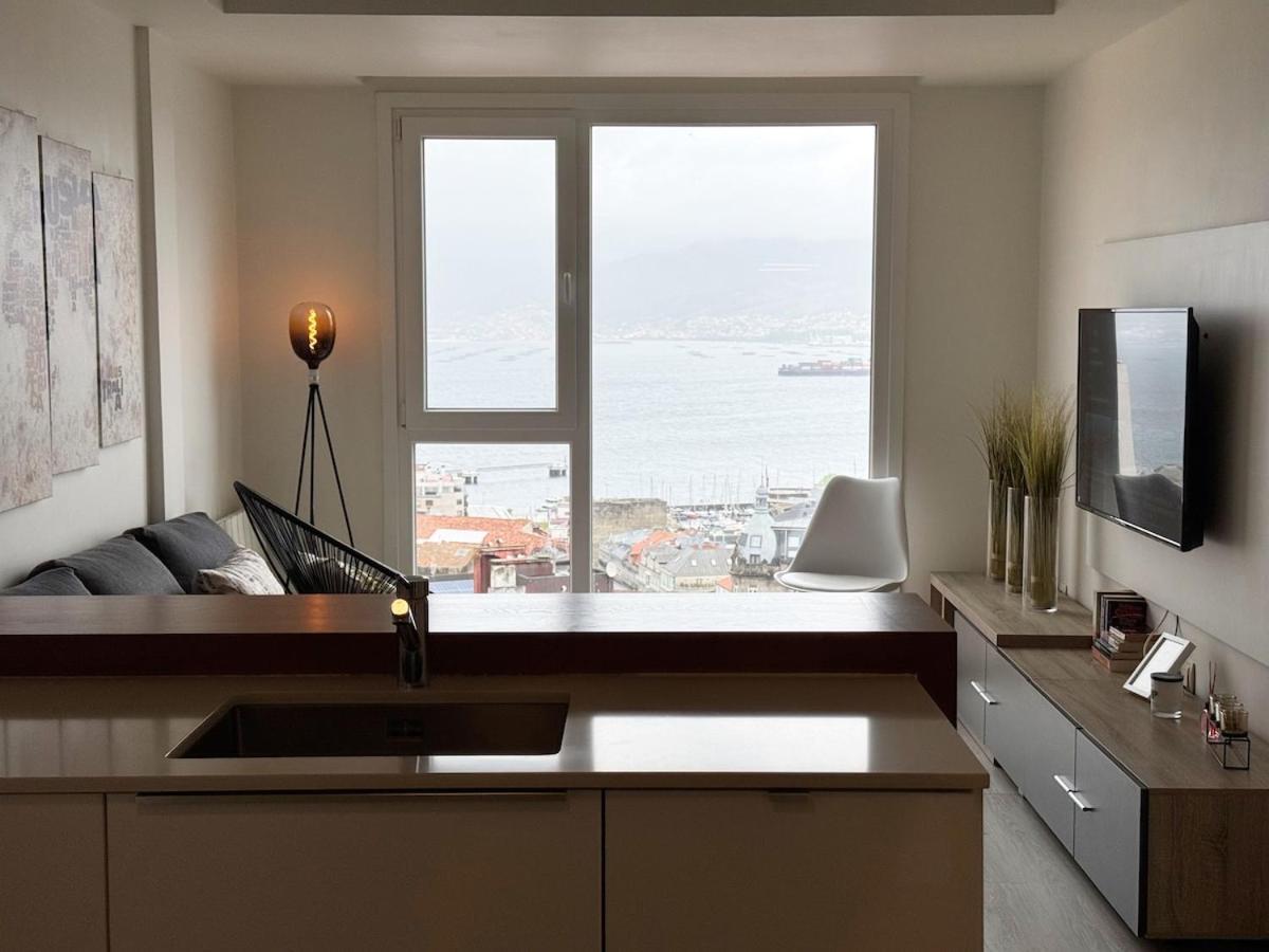 Centro Vistas 180Grados Ria De Vigo - Precioso Apartamento Eksteriør bilde