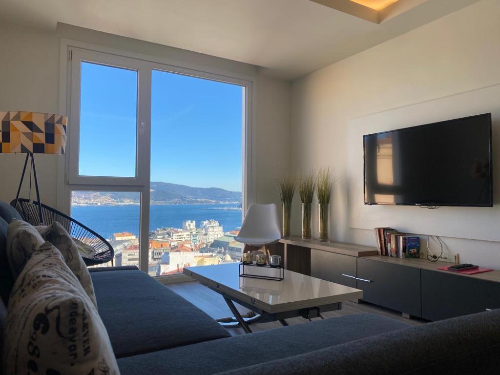 Centro Vistas 180Grados Ria De Vigo - Precioso Apartamento Eksteriør bilde